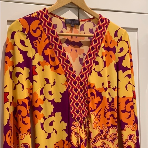 HALE BOB Boho Print Tunic Dress Multicolour  Dress Size XS - Picture 17 of 17